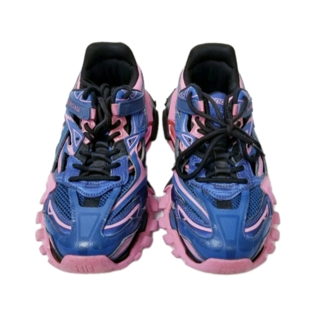 Balenciaga Track 2 Sneakers Blue / Pink EU 38 US Women's Size 7.5-8 (GUC) - Picture 3 of 9